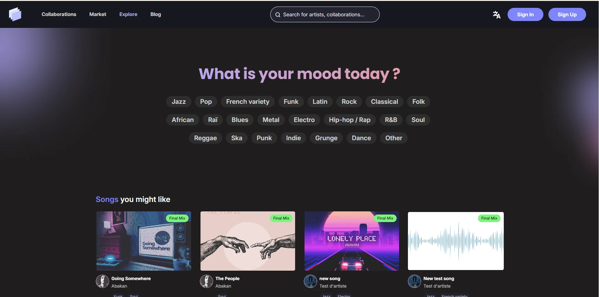Music Player Stemz 