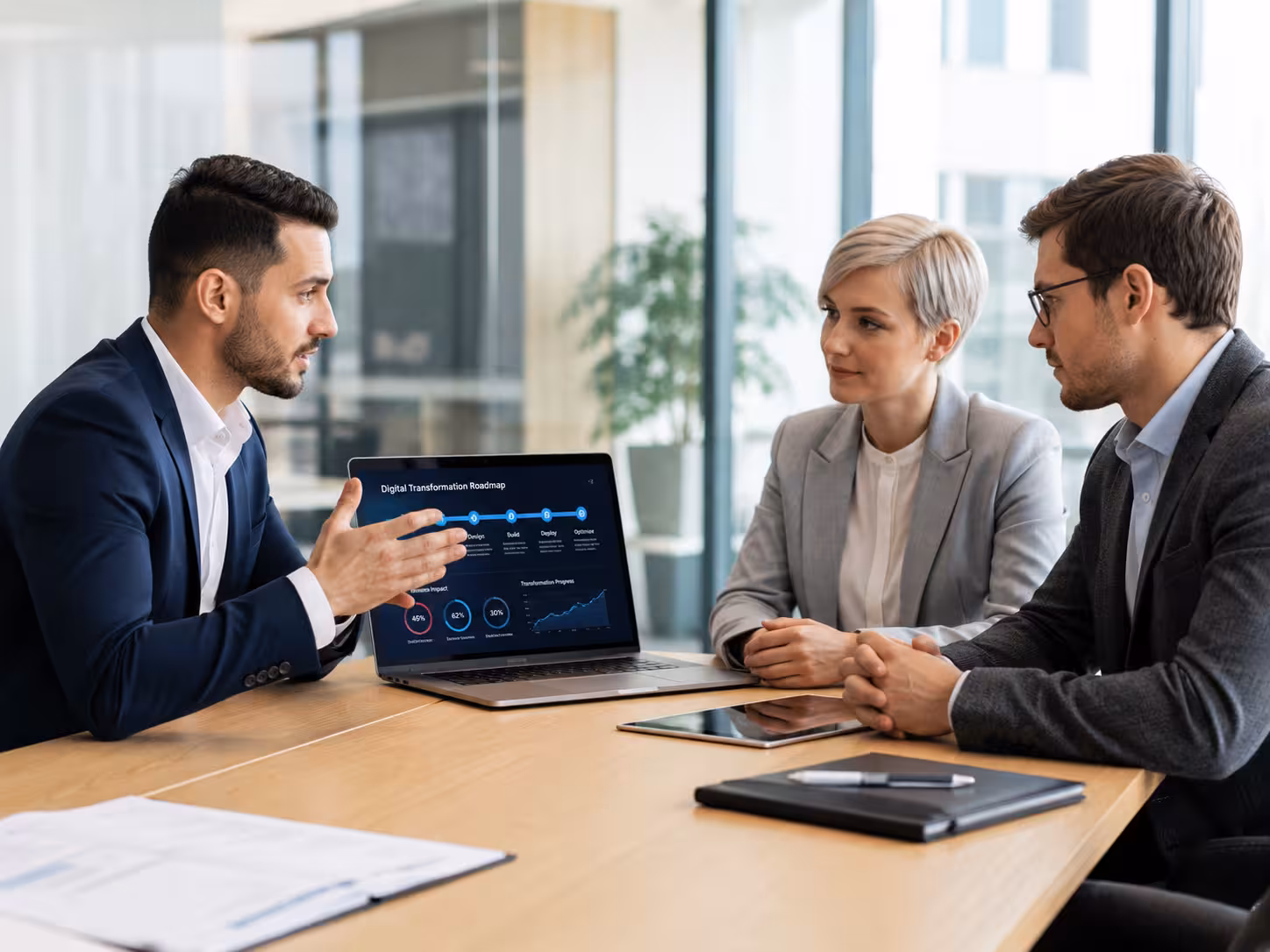 IT Consulting service visualization for Rigic Global Solutions
